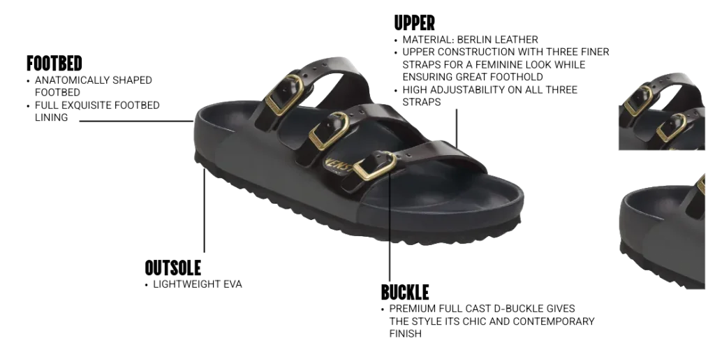 caractéristique technique Birkenstock Florida